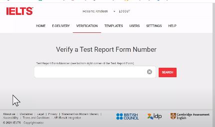 IELTS test taker