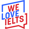 We love IELTS logo